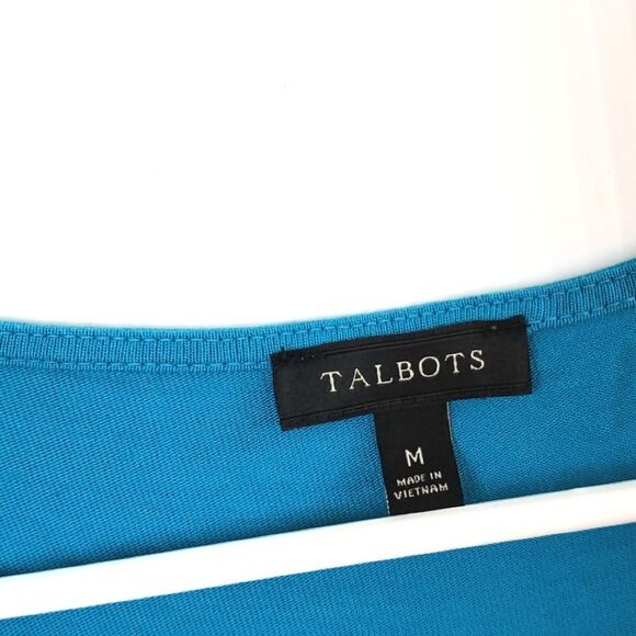 Talbots Women's Waterfall Neckline Sleeveless Top - Picture 3 of 4